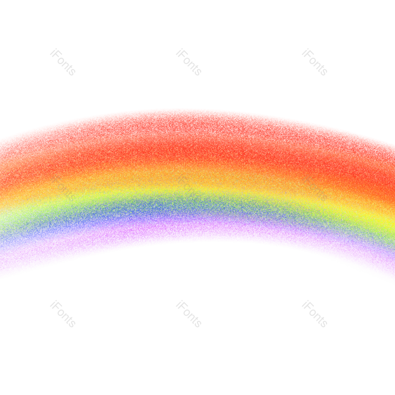 彩虹图片,渐变元素,PNG,免抠素材